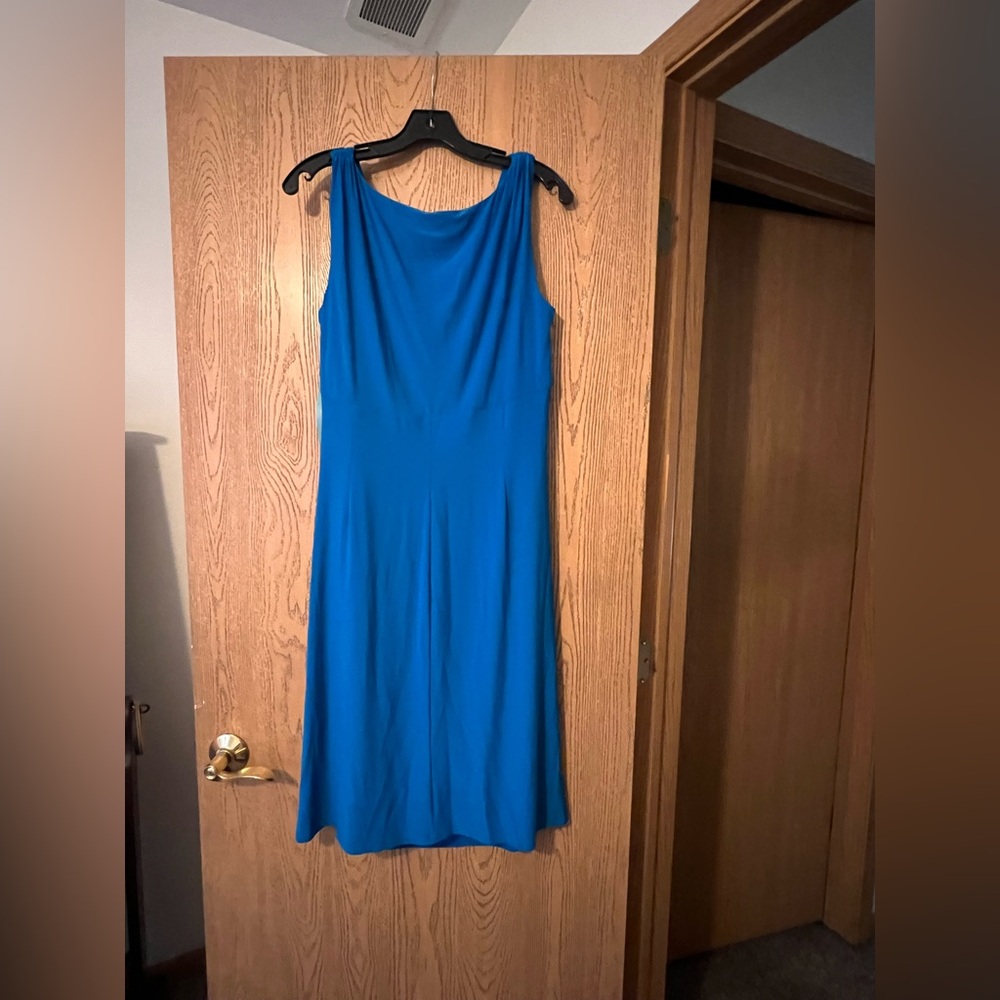 American Living Vibrant Blue Midi Dress